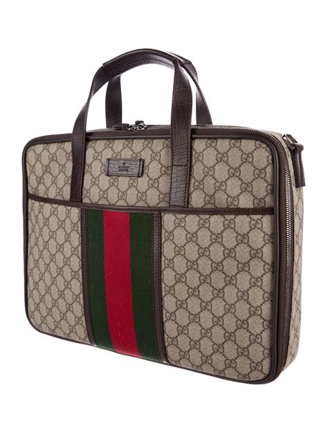 gucci notebook bag|Gucci pre owned laptop bag.